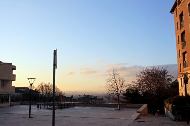 Vue de Lyon Le matin