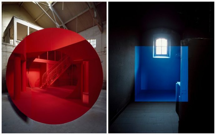 Georges Rousse montage