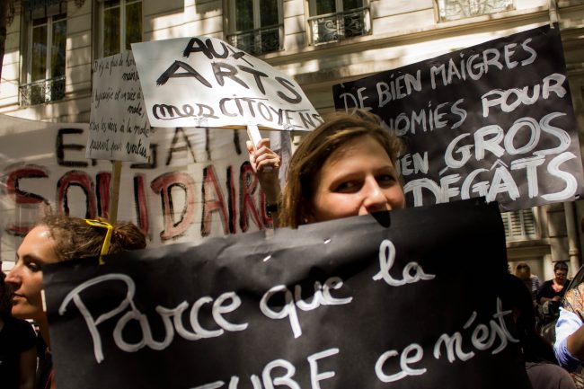 Intermittents - manifestation du 16 juin