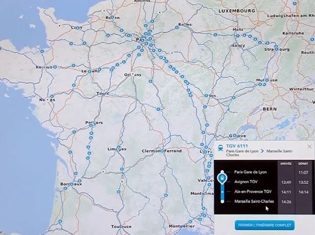 SNCF Maps : suivre son train en temps rÃ©el sur Internet