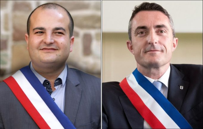 David Rachline (gauche) et Stéphane Ravier (droite)