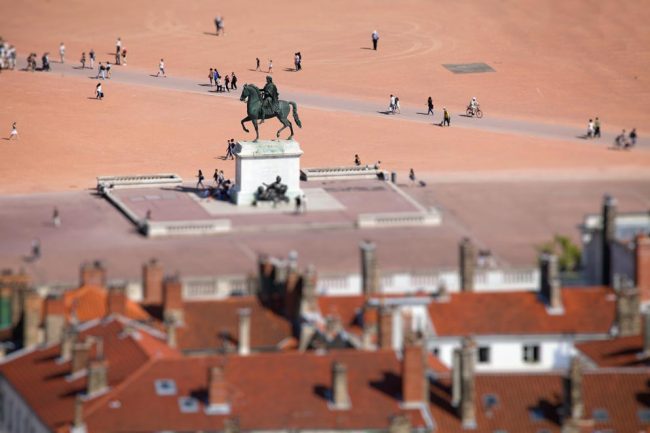 Place Bellecour vu de Fourvière