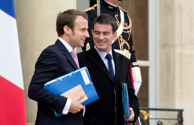 Emmanuel Macron Manuel Valls