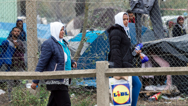 Des migrants à Calais