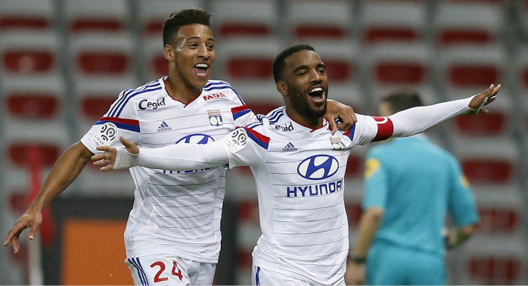 Tolisso et Lacazette Nice OL