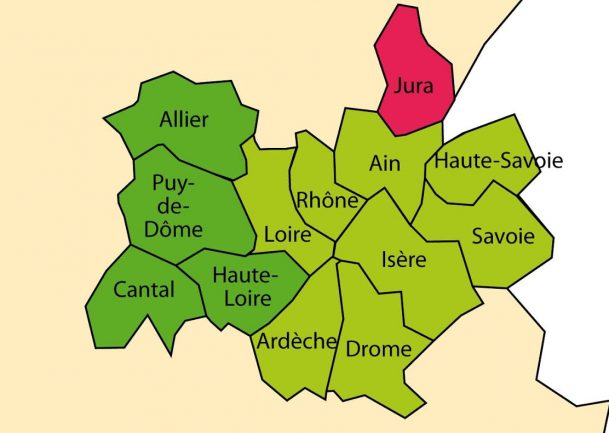 Le Jura ne veut pas de Rhône-Alpes