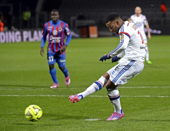 Alexandre Lacazette OL -Caen