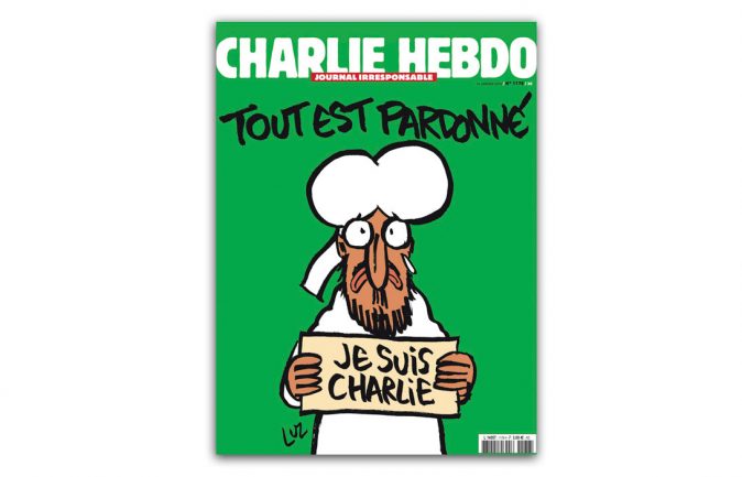 Charlie Hebdo une 14 janvier 2015 home