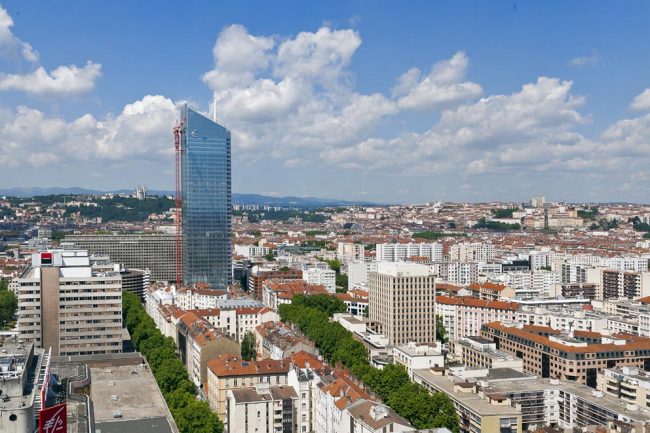 Photo panoramique de la Tour Incity