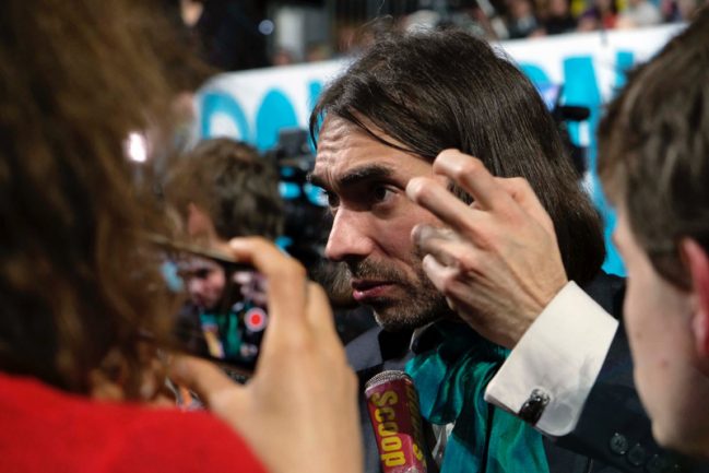 Cédric Villani meeting Macron Gerland