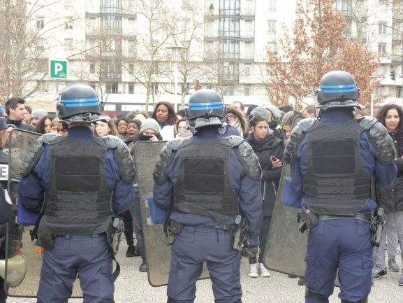 Police et manifestants