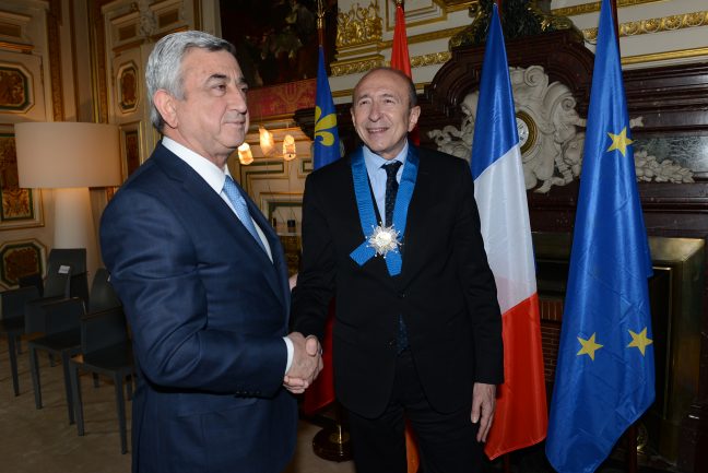 Collomb et président Arménie