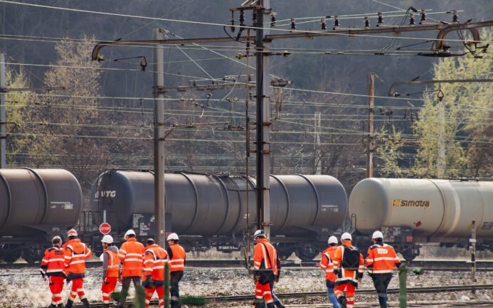 Accident de train SNCF FRET