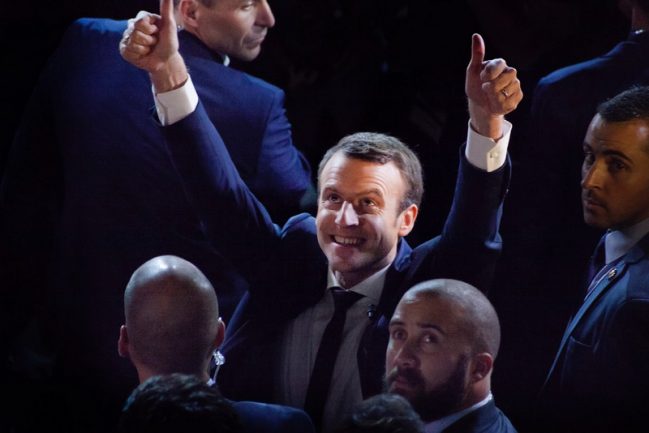 Emmanue Macron vainqueur