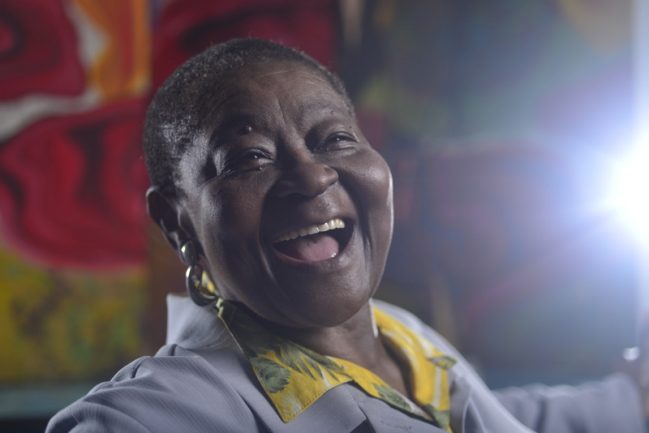 Calypso Rose gros plan sourire