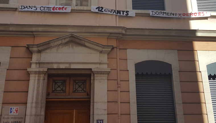 École Lucie Aubrac occupée 1