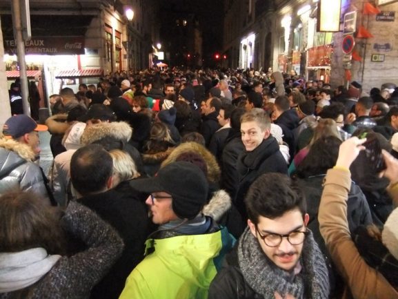 Foule Fête des lumières 2017