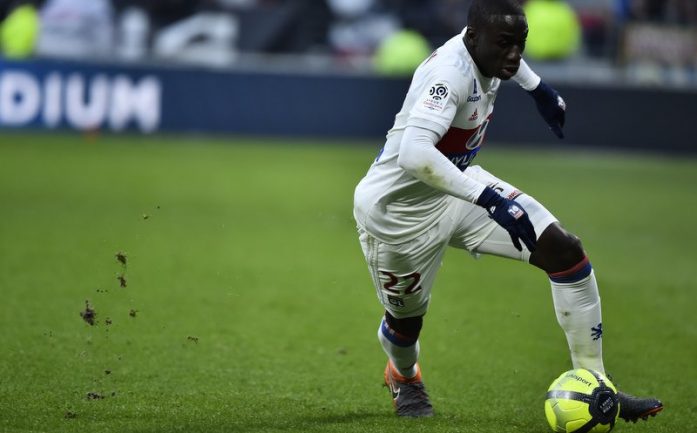 Ferland Mendy lors du derby Lyon/Saint-Etienne, le 25 février 2018 © Romain Lafabrègue / AFP