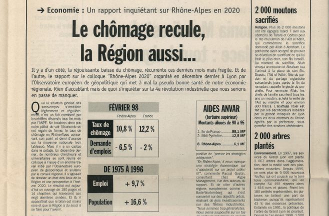 Lyon Capitale N°167 du 15 au 21 avril 1998