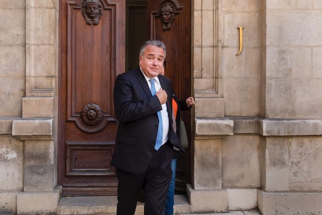 Denis Broliquier à la mairie de Lyon, le jour de la réélection de Gérard Collomb © Tim Douet – 5/11/18