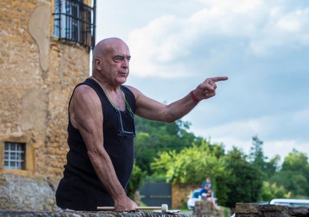 André Guittier en 2016 à Theizé - Représentation de l'Antigone mise en scène par Philippe Mangenot (Théâtre de l'Entre-Deux) -c- Michel Cavalca