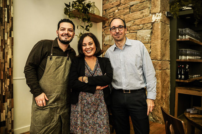 L’équipe du restaurant “Rustique” – Lyon © Antoine Merlet