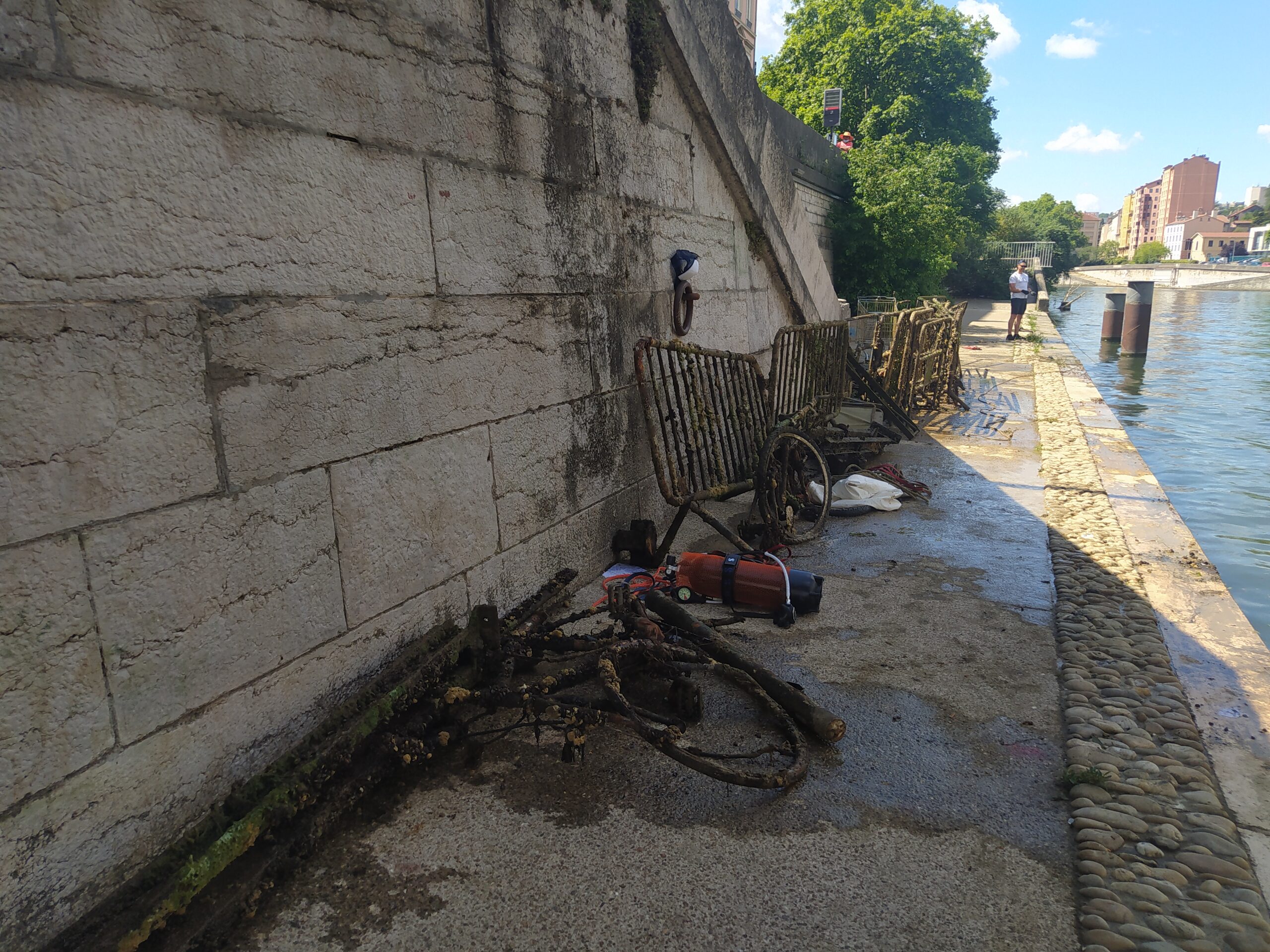 Déchets vieux Lyon