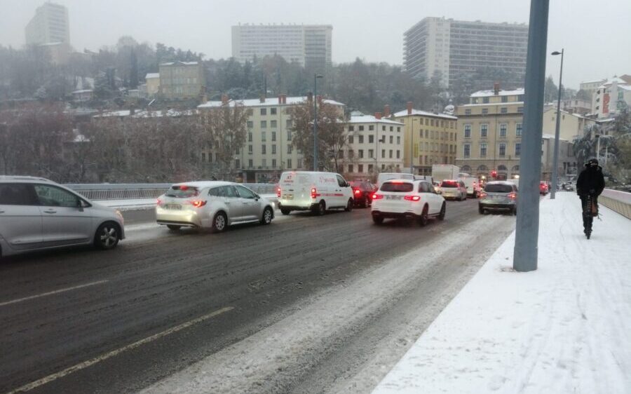 La météo alternera entre précipitations et chutes de neige ce dimanche à Lyon. (Photo PT)