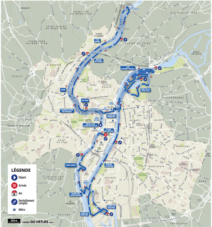 Les quatre parcours du Run in Lyon dévoilés