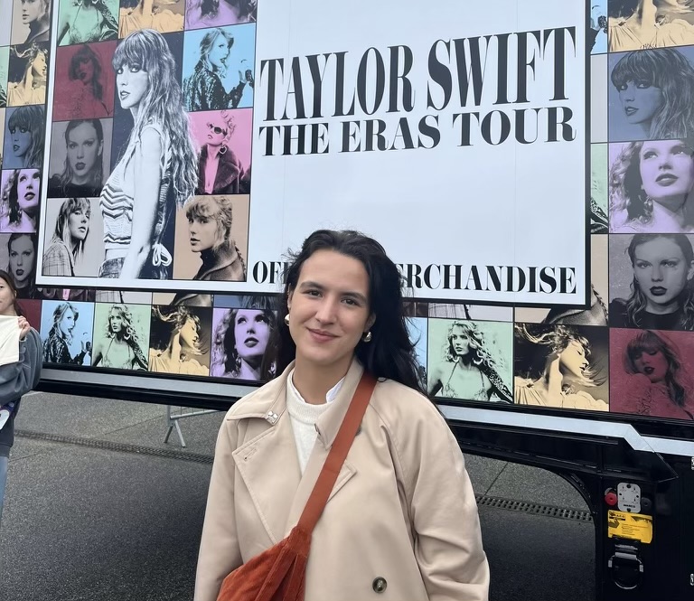 Rute est venue de Suisse pour assister au concert de Taylor Swift à Lyon en 2024