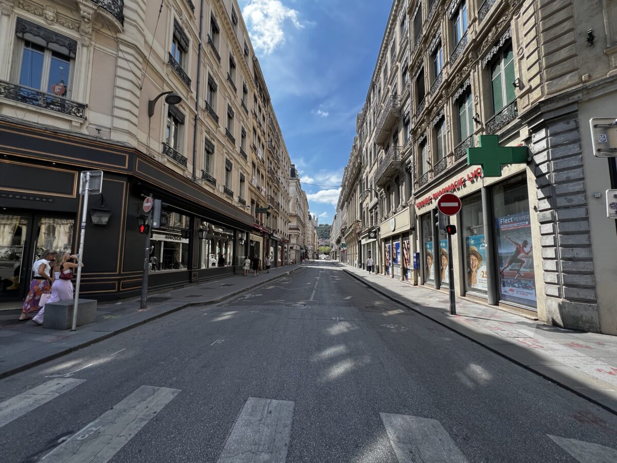 rue Grenette sans voiture lyon