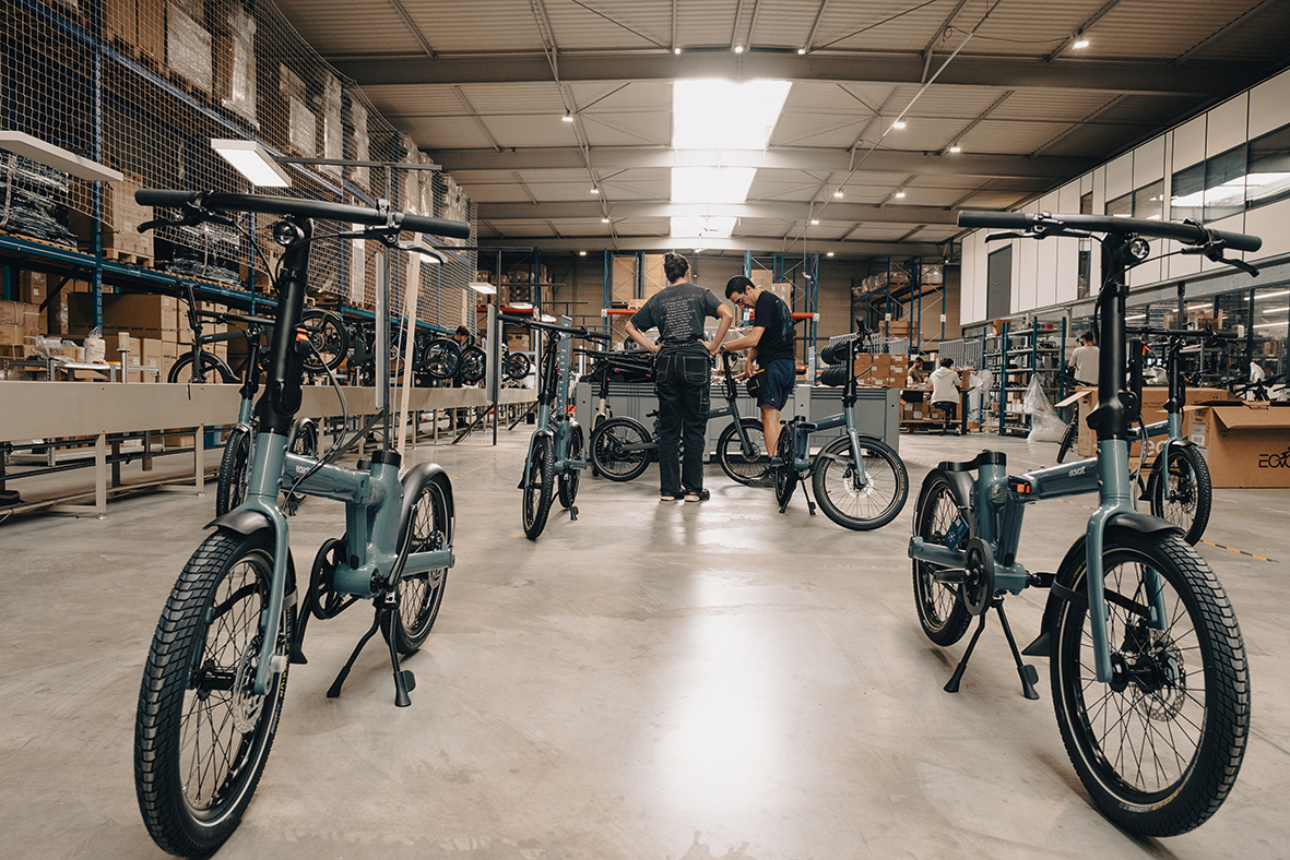 L'usine d'assemblage des vélos d'Eovolt © Antoine Merlet