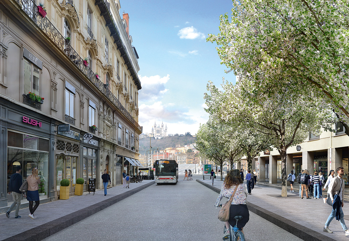 La rue Grenette, à Lyon,