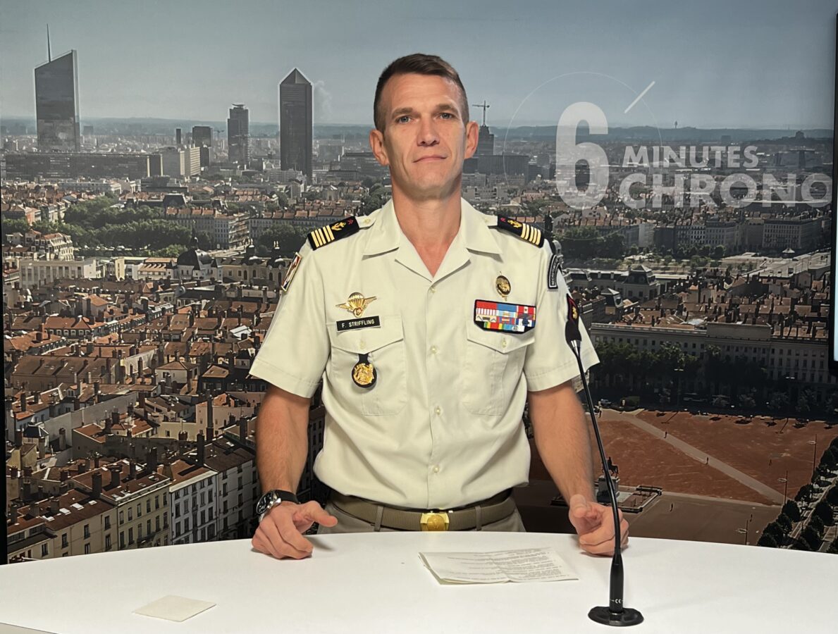 colonel Fabien Striffling, chef de corps du groupement de recrutement et de sélection de la zone Sud-Est de l'armée