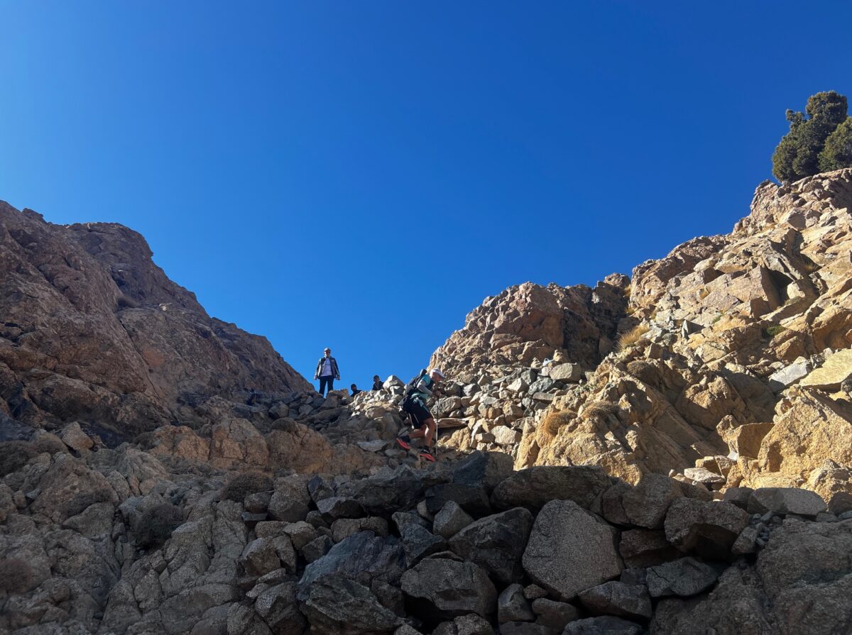 Sommet d'une montagne du Haut-Atlas, Maroc