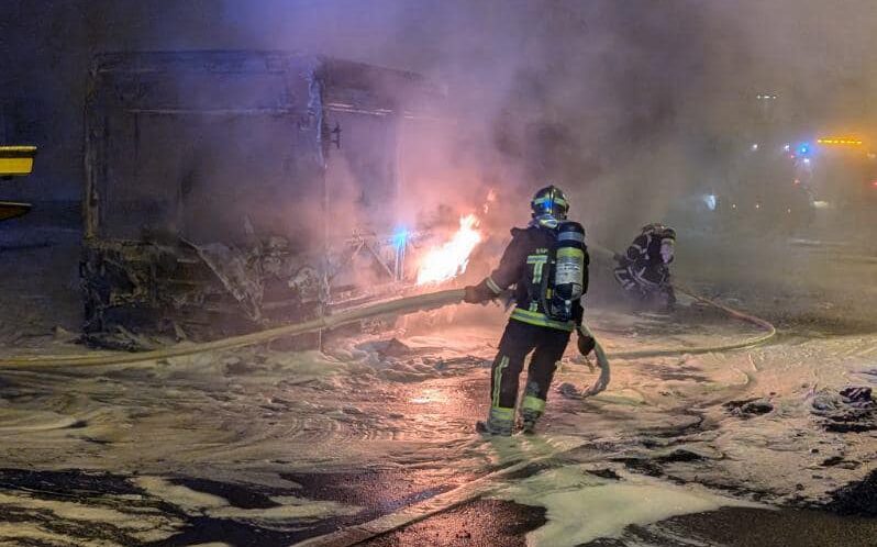 bus TCL incendie 02/11/2024 @Ville de Rillieux-la-Pape