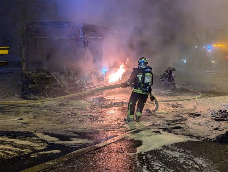 bus TCL incendie 02/11/2024 @Ville de Rillieux-la-Pape