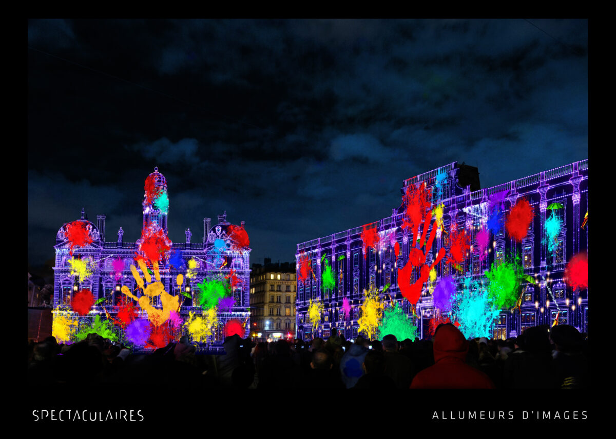 fête des lumières 2024 place terreaux lyon