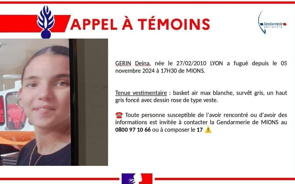 appel à témoins mions lyon