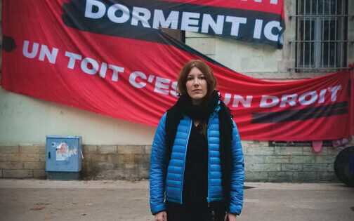 “Notre objectif n’est pas de loger les gens indéfiniment dans l’école mais bien de susciter l’action publique pour faire respecter tant la dignité humaine que la loi” © Étienne Meunier