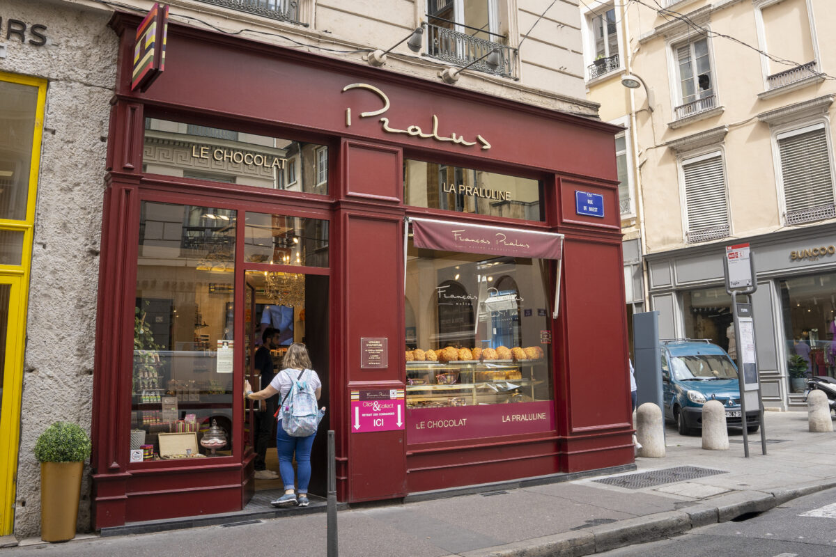 boutique pralus à Lyon, praluline