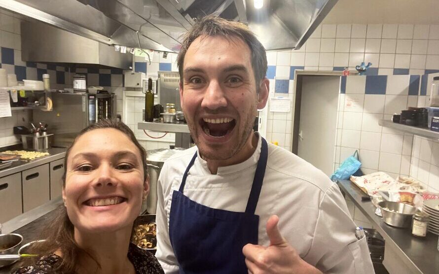 Chloé et Pierre, du restaurant Epona, à Baix, en Ardèche