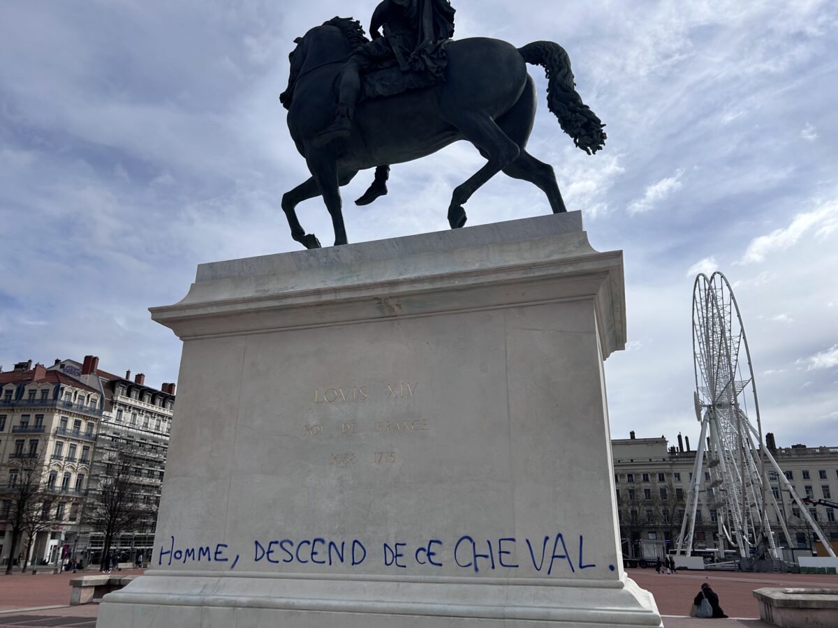 statue Louis XIV Bellecour Lyon