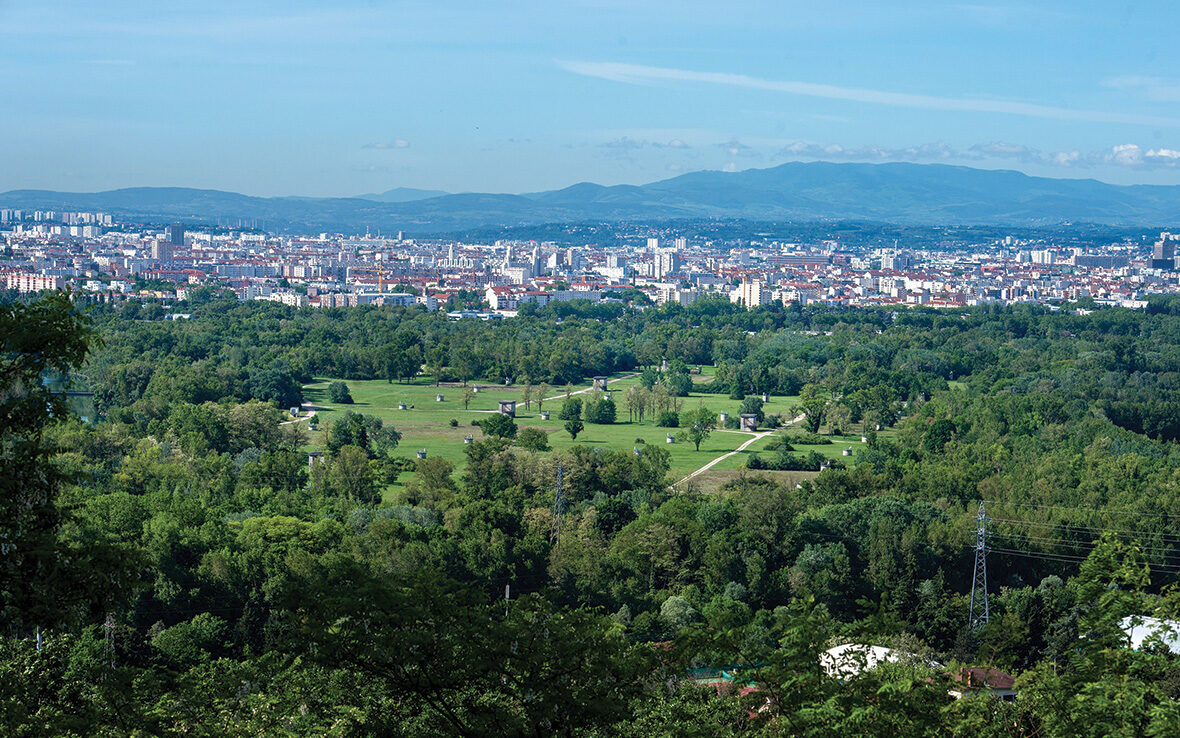 Le champ captant de Crépieux-Charmy où s’effectuent des prélèvements de l’eau potable © Thierry Fournier / Métropole de Lyon